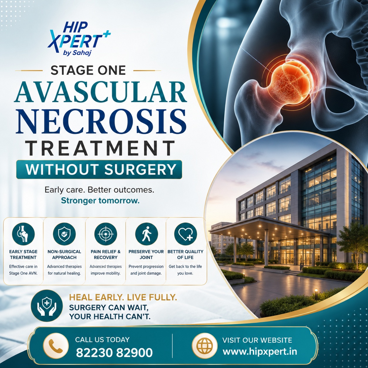  Stage One Avascular Necrosis Treatment Without Surgery - Hip Xpert