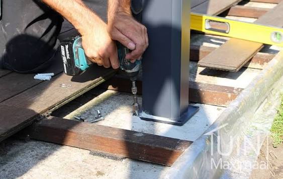  Fundering voor overkapping