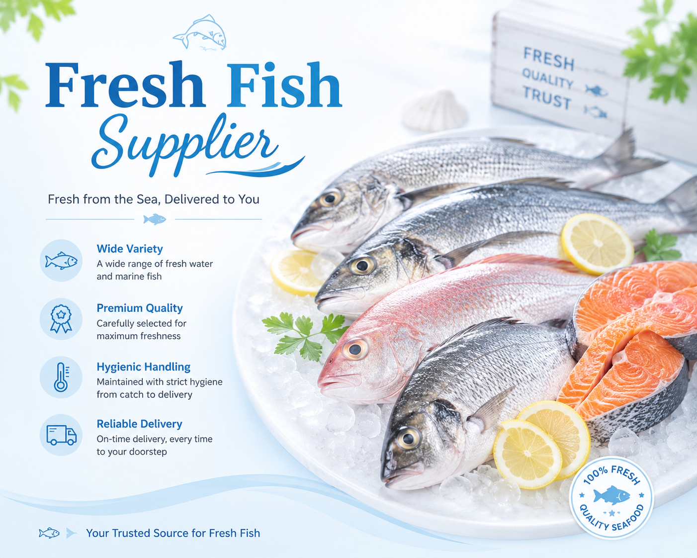 Fresh Fish Supplier – Quality Seafood Delivered Conveniently