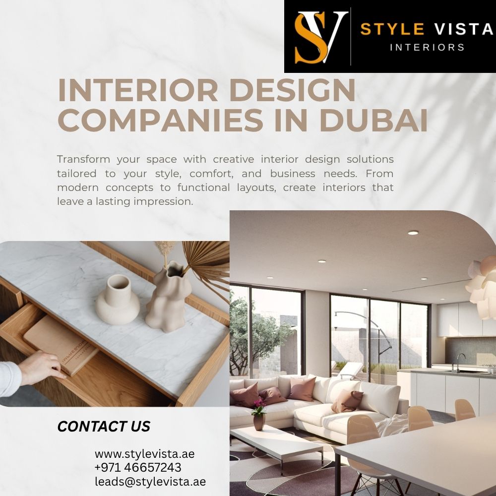  Trusted Interior Design Companies in Dubai for Elegant home and office Makeovers