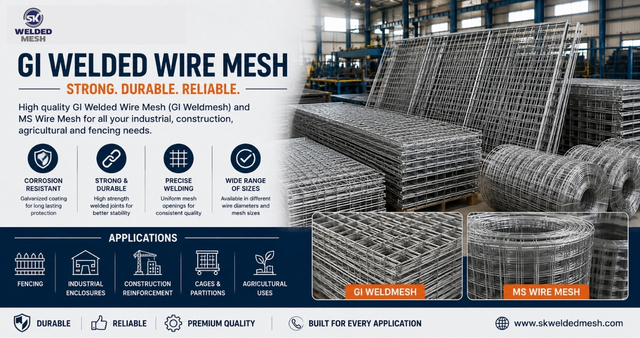  GI Welded Wire Mesh Manufacturer & Supplier in Kolkata