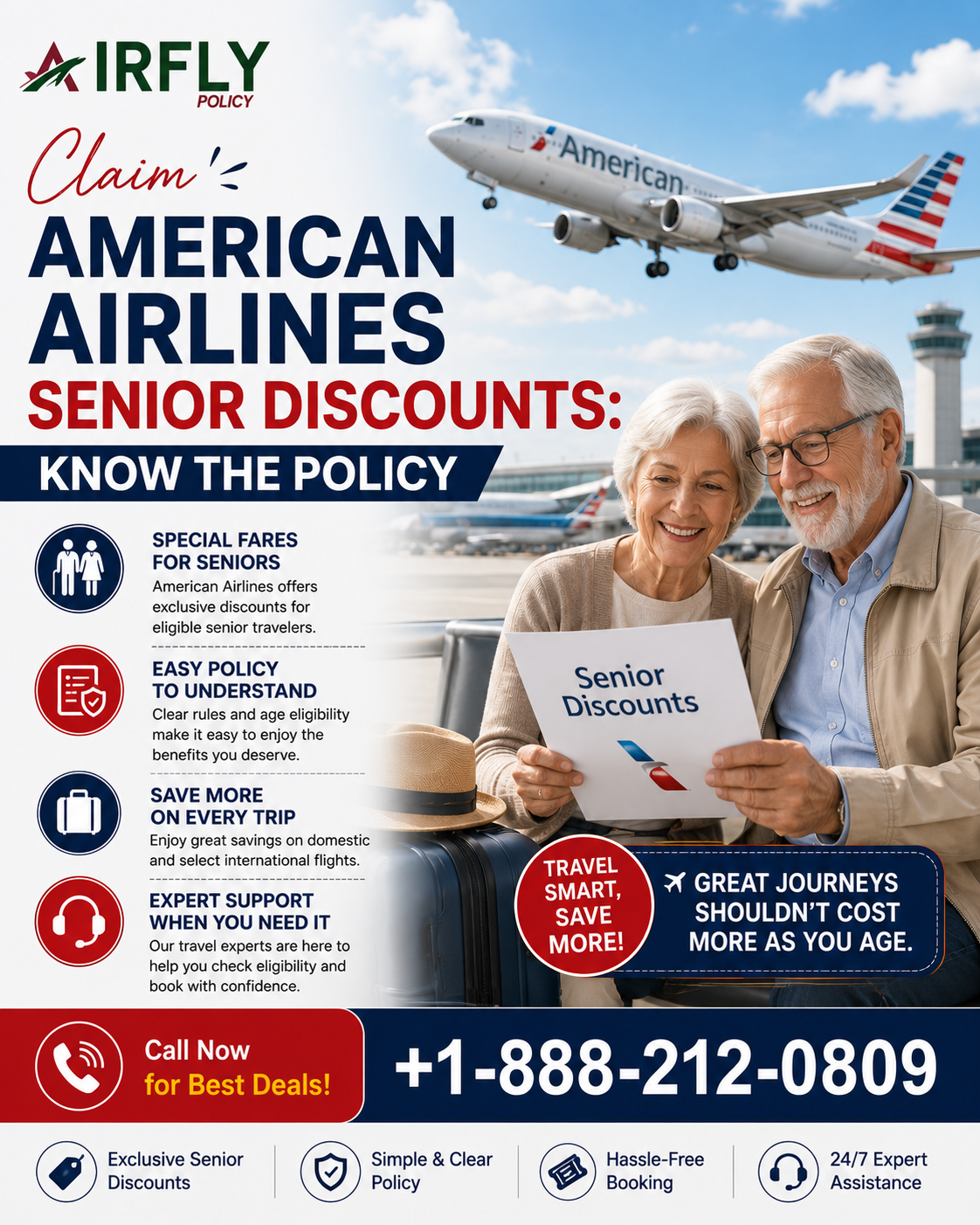  Claim American Airlines Senior Discounts: Know the Policy