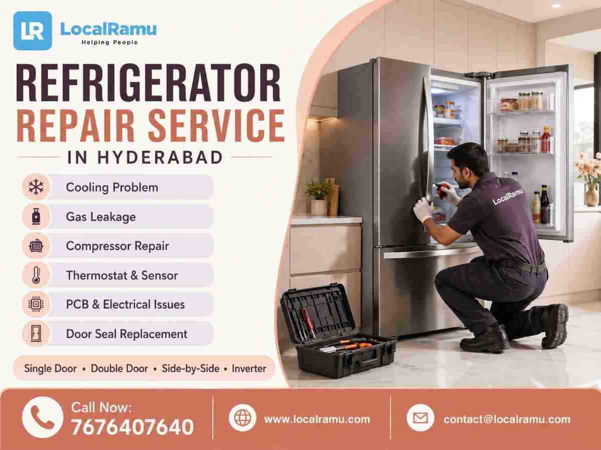  Trusted LocalRamu Refrigerator Repair Service in Hyderabad