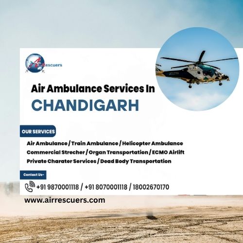  Affordable Air Ambulance Services in Chandigarh for Patients