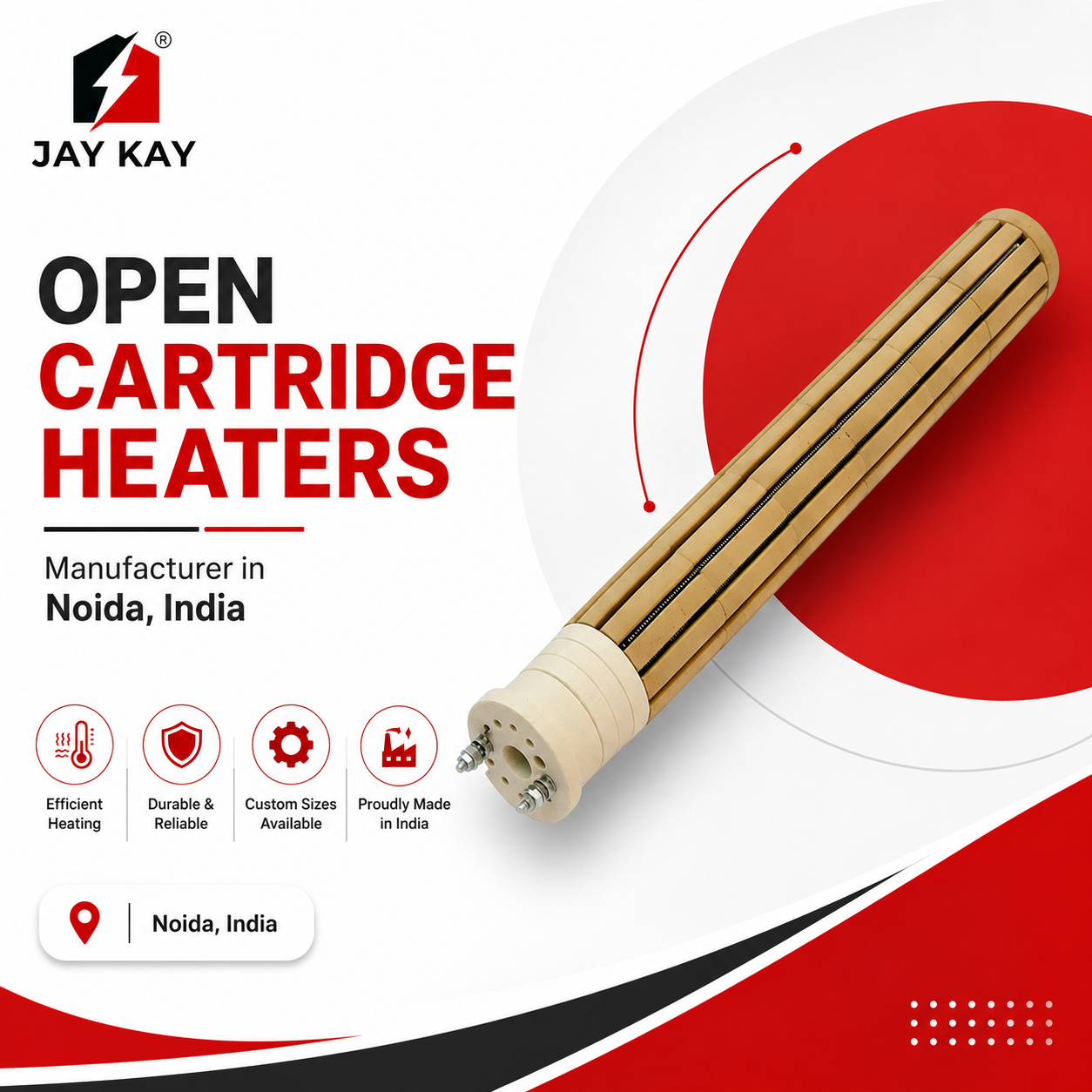  Open Cartridge Heaters Manufacturer in Noida, India