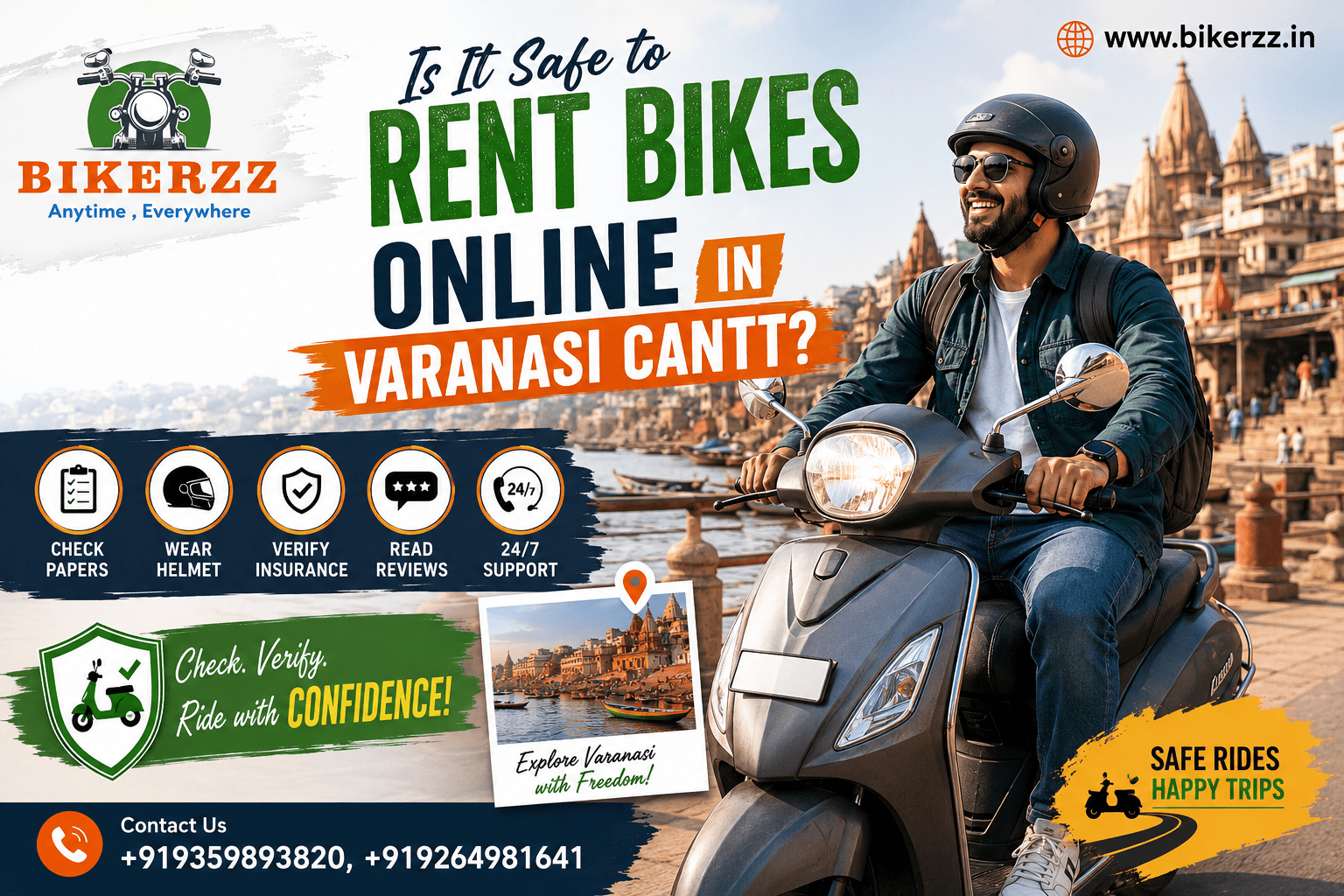  Is It Safe to Rent Bikes Online in Varanasi Cantt?