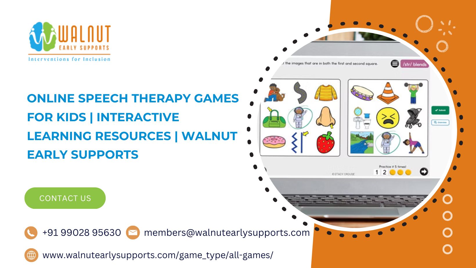  Online Speech Therapy Games for Kids | Interactive Learning Resources | Walnut Early Supports