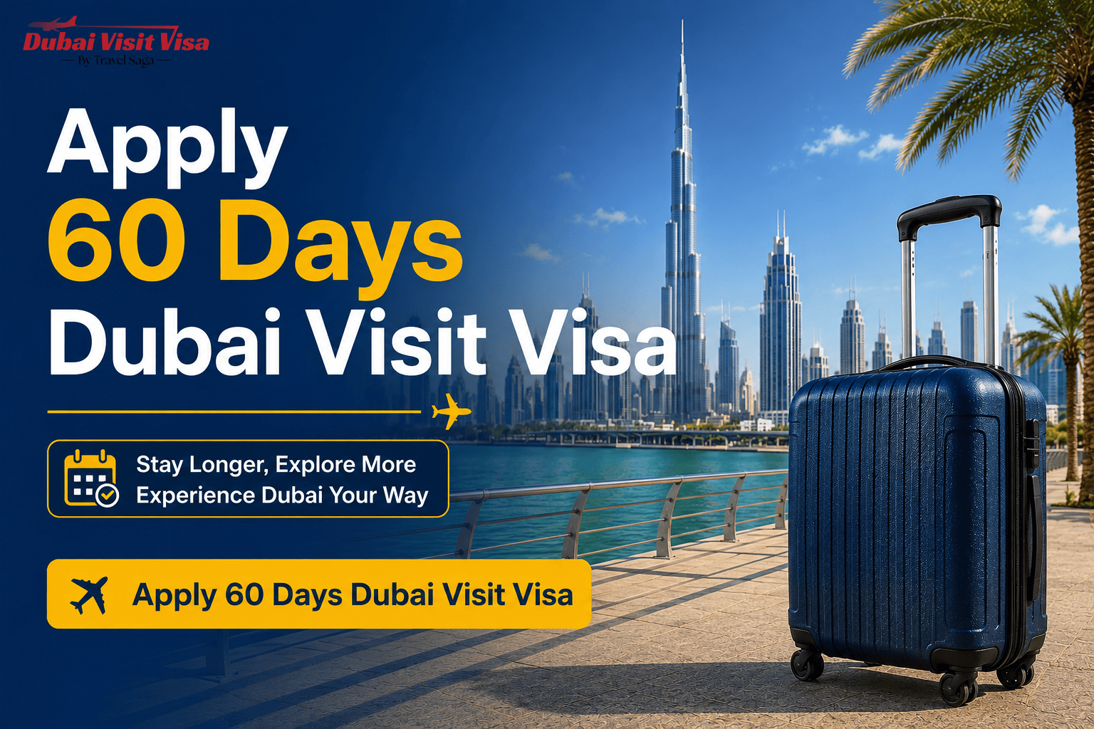  Apply 60 Days Dubai Visit Visa – Plan a Longer Dubai Stay With Ease