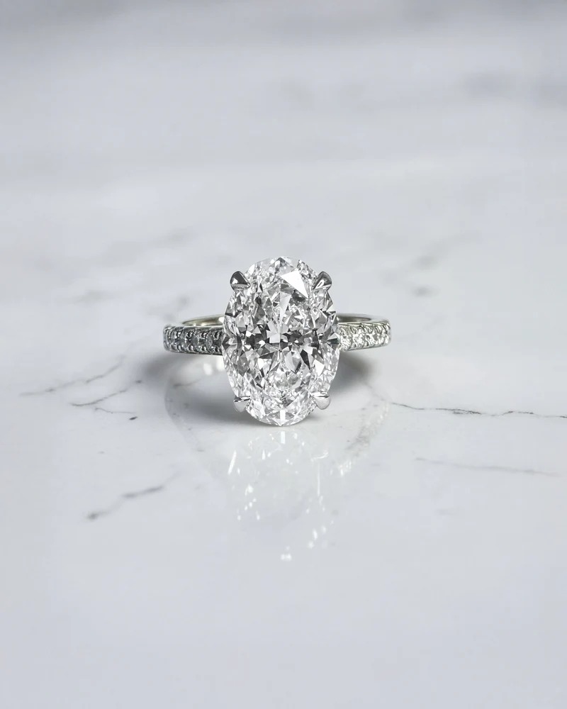  Lab Grown Diamond Engagement Ring Exceptional Brilliance