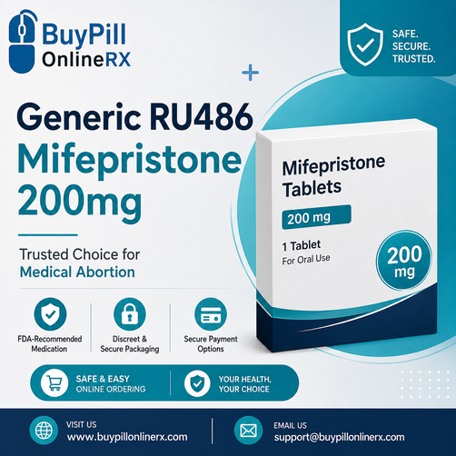  Generic Mifepristone RU486 200mg | buypillsonlinerx