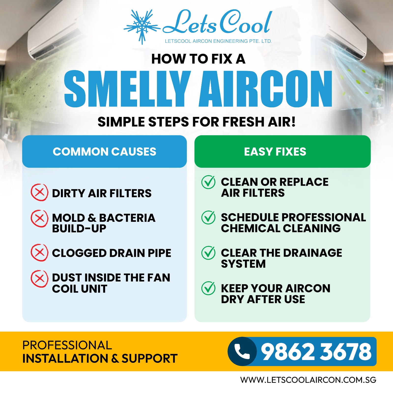 How to Fix a Smelly Air Conditioner: Simple Steps for Fresh Air