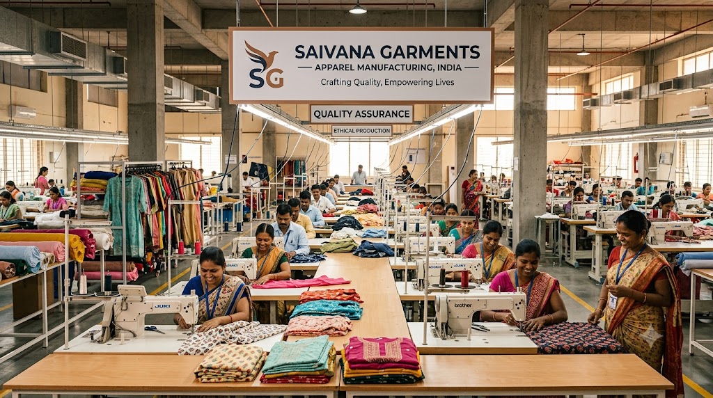  Garment Factory in India - Saivana Garments