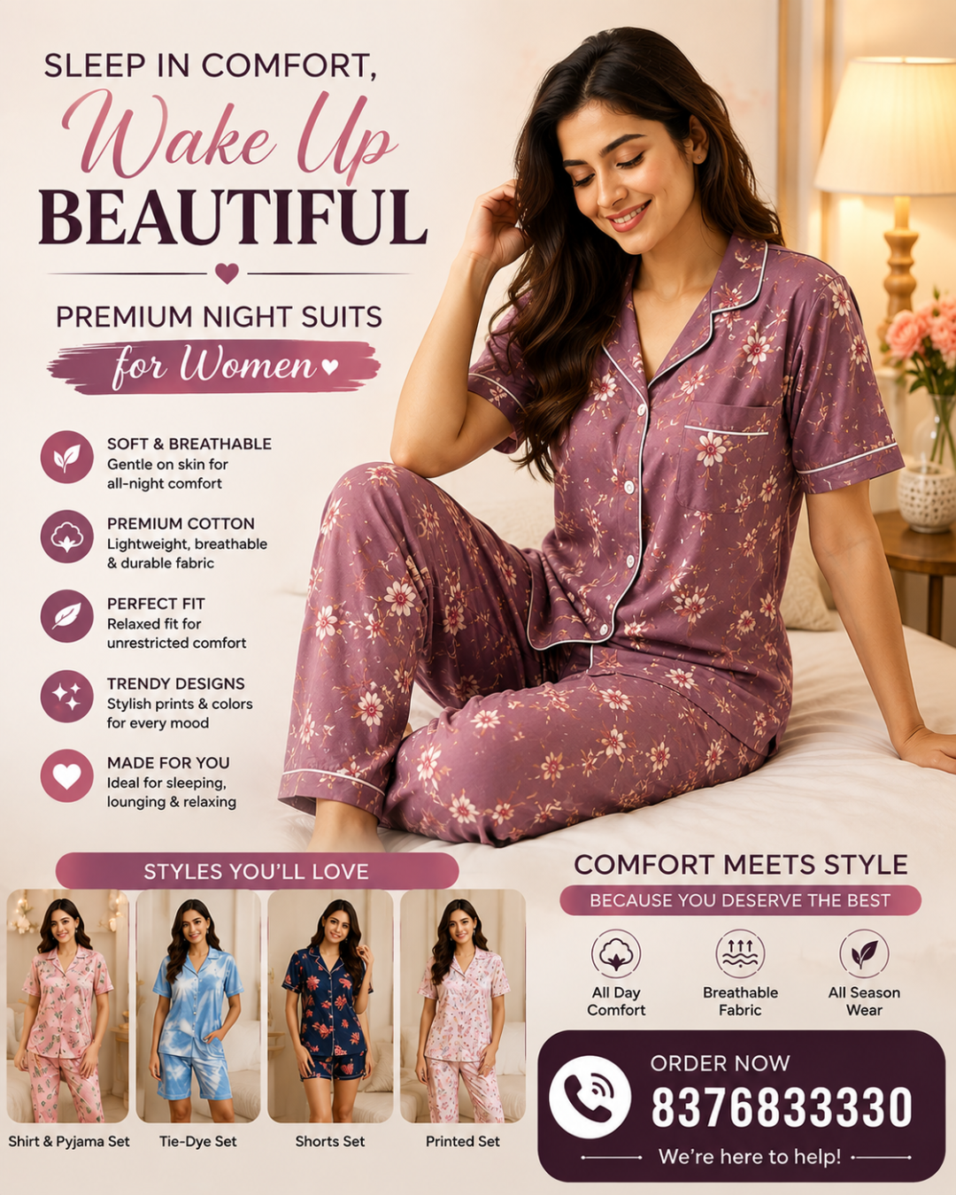  Buy Stylish & Comfortable Night Suits for Women Online