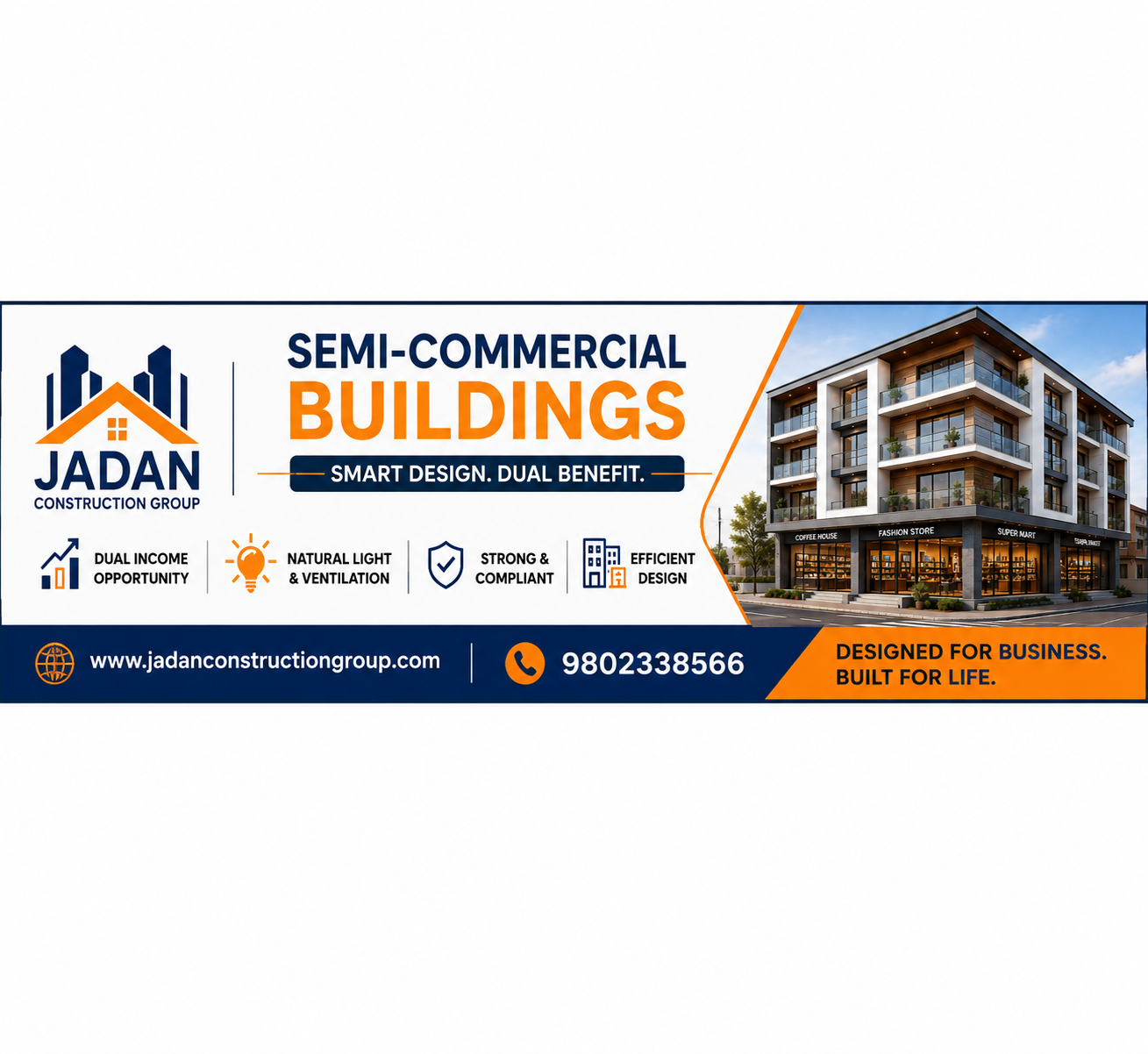  Semi-Commercial Building Construction – Jadan Construction