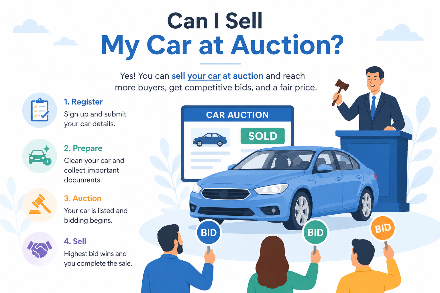  Can I Sell My Car at Auction?