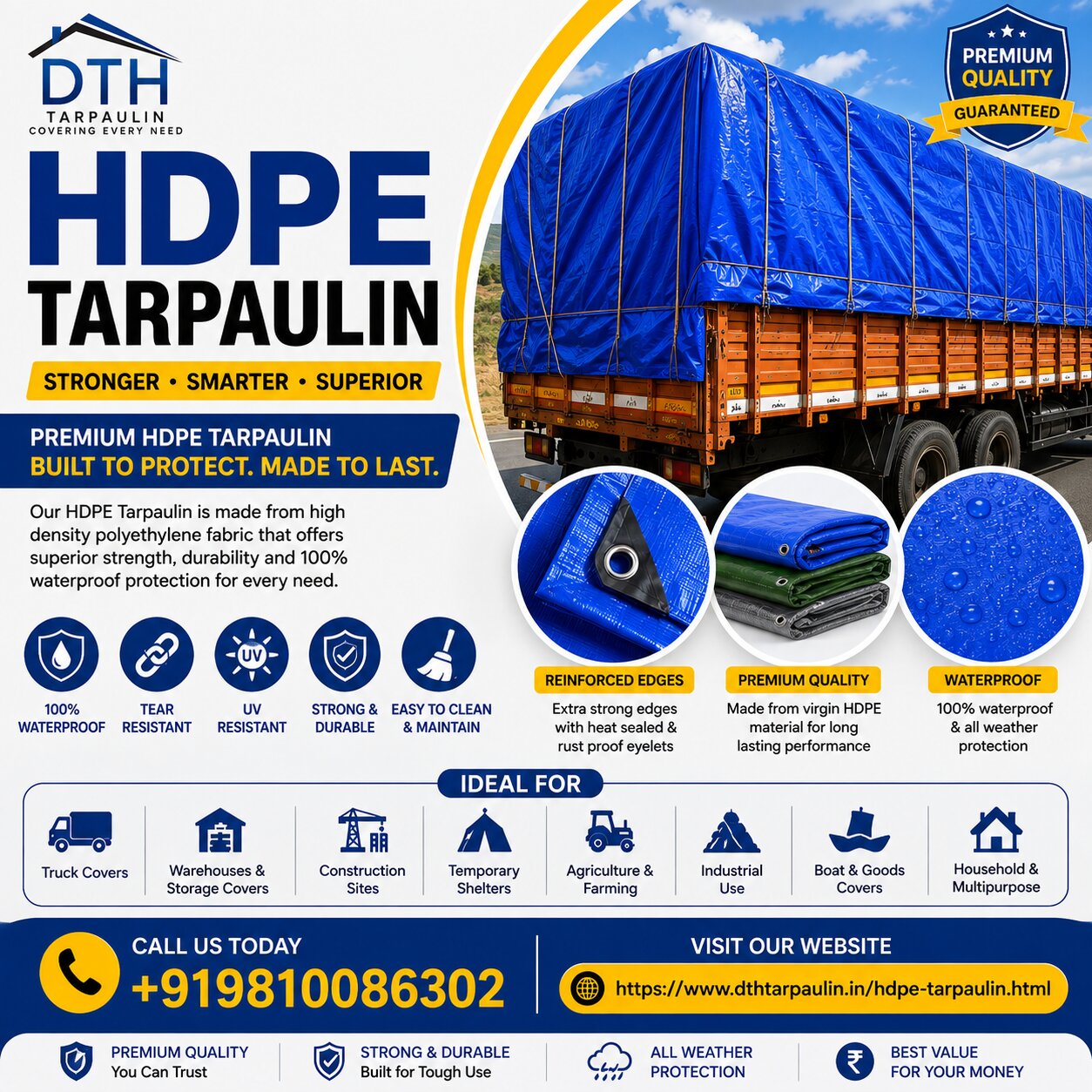  HDPE Tarpaulin Manufacturers in Delhi