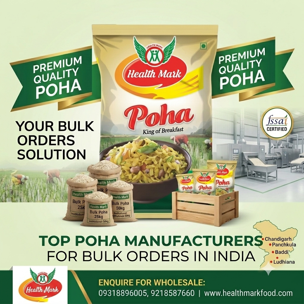  Best Poha manufacturer in Uttarakhand | Health Mark