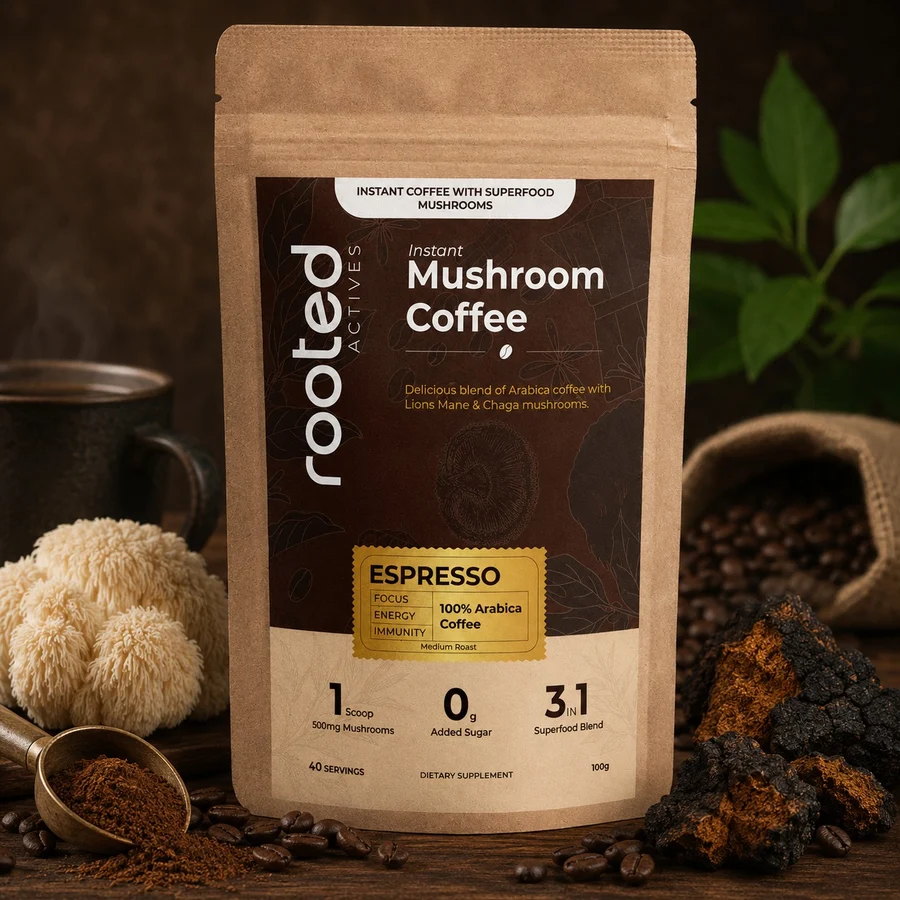  Mushroom Coffee | Lion's Mane & Chaga Arabica Blend