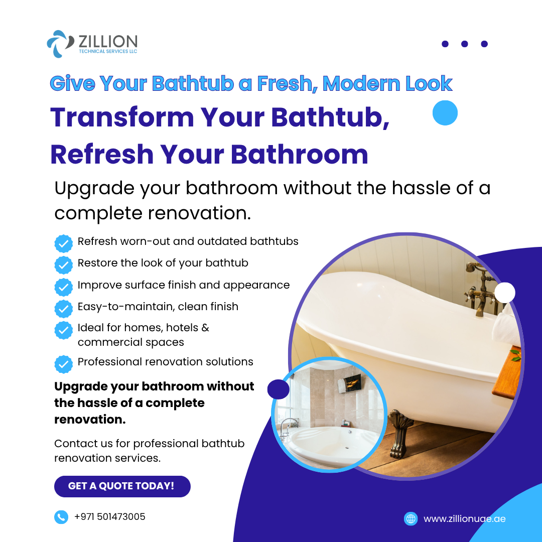  Bathtub Renovation Services in Dubai