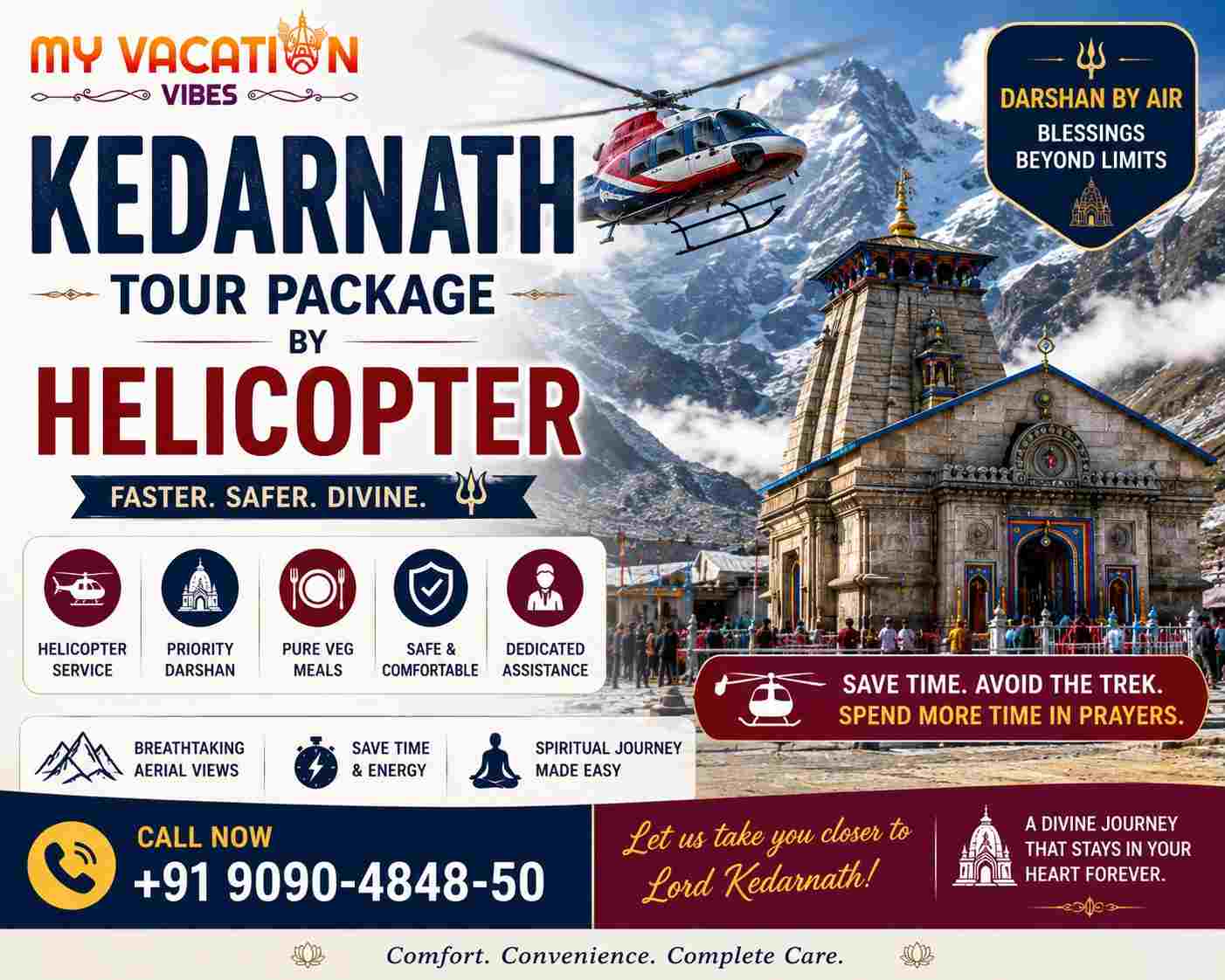  Kedarnath by Helicopter: A Comfortable Journey to the Sacred Himalayas