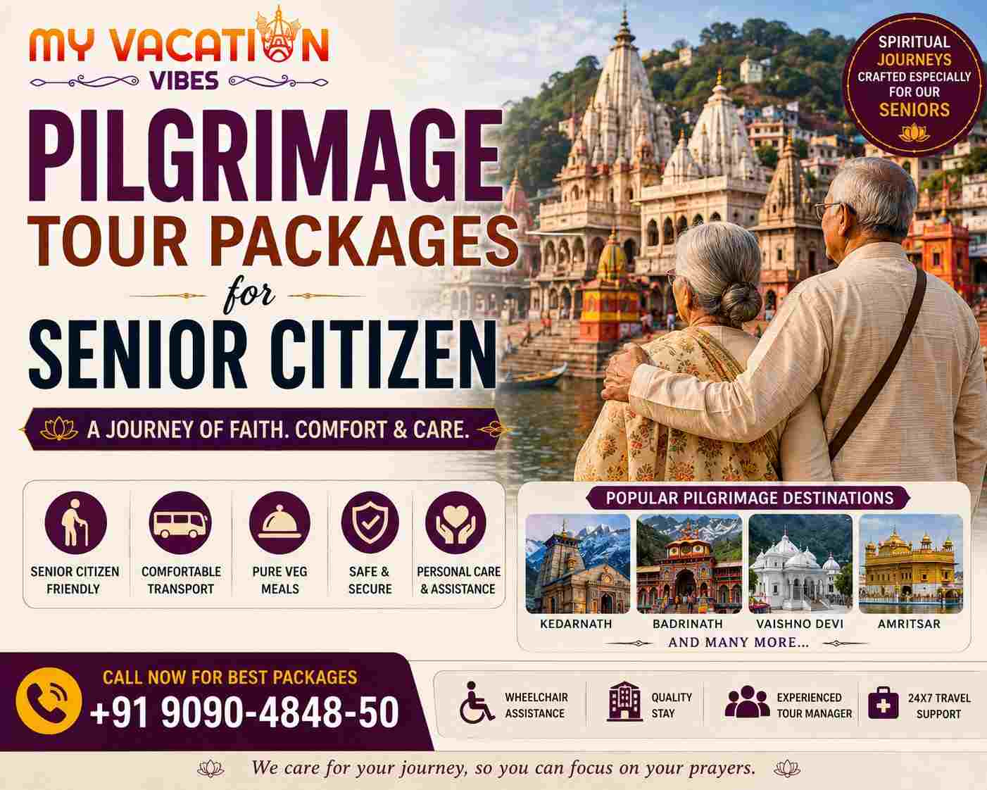  Senior-Friendly Pilgrimage: A Comfortable Journey to India’s Sacred Destinations
