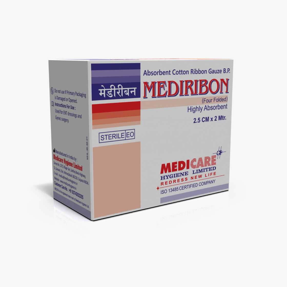  Absorbent Cotton Ribbon Gauze (Mediribon) - Trusted Wound Care Export – Medicare Hygiene Limited