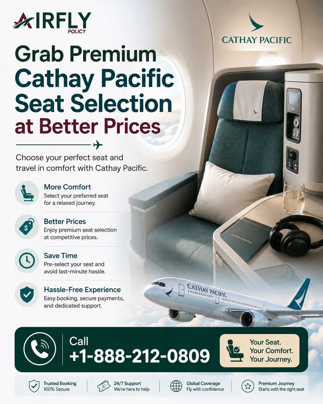  Grab Premium Cathay Pacific Seat Selection at Better Prices