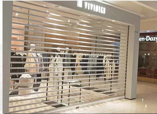  Clear Crystal Roller Shutter – Stylish Security with Complete Visibility