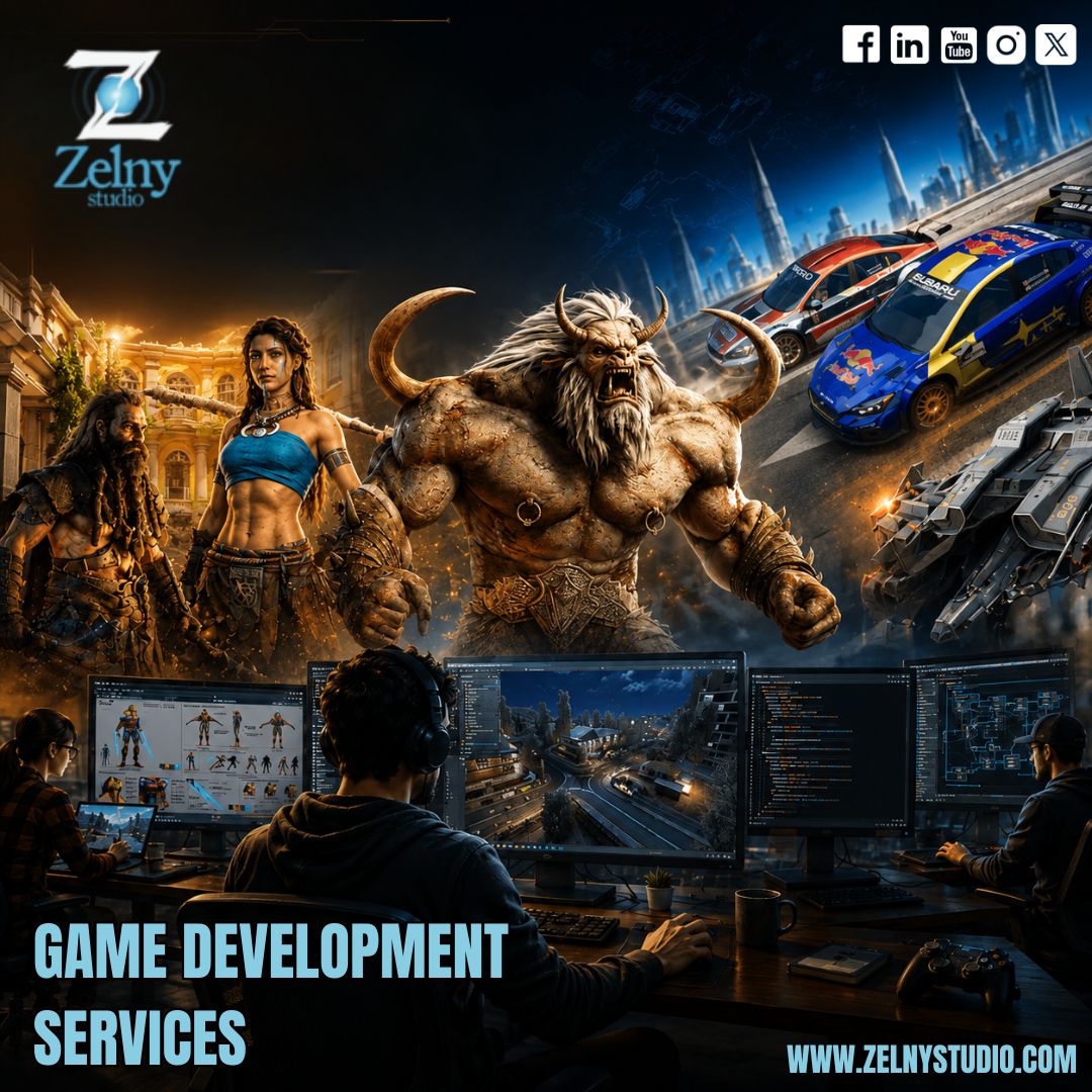  Game Development Services | Zelny Studio