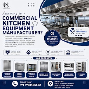  Commercial Kitchen Equipment Manufacturer in Delhi | Best Prices & Custom Solutions