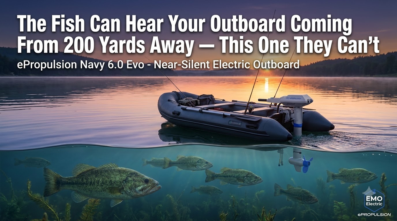  The Fish Can Hear Your Outboard Coming From 200 Yards Away - This One They Can't | Navy 6.0 Evo
