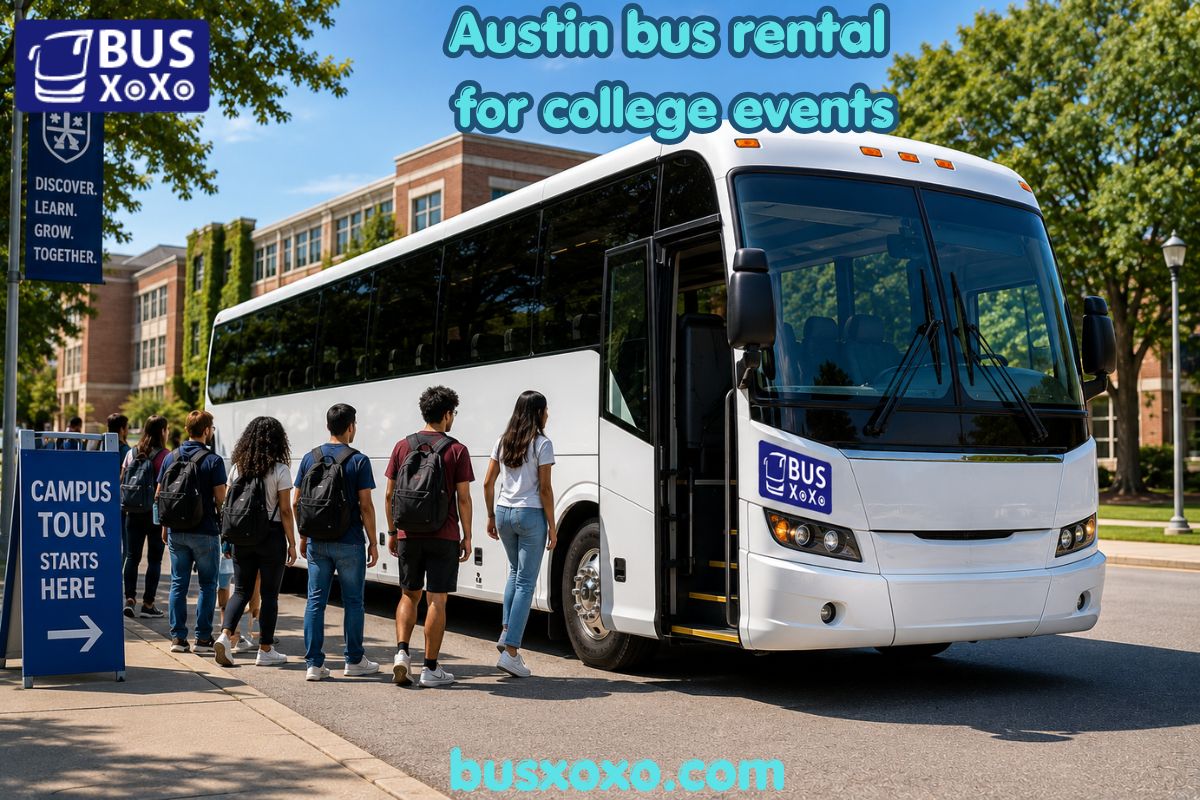  50-Passenger Bus Transportation for Austin College Events