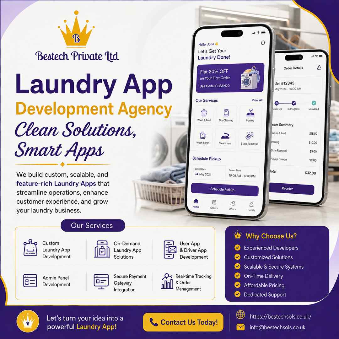  Laundry App Development Agency