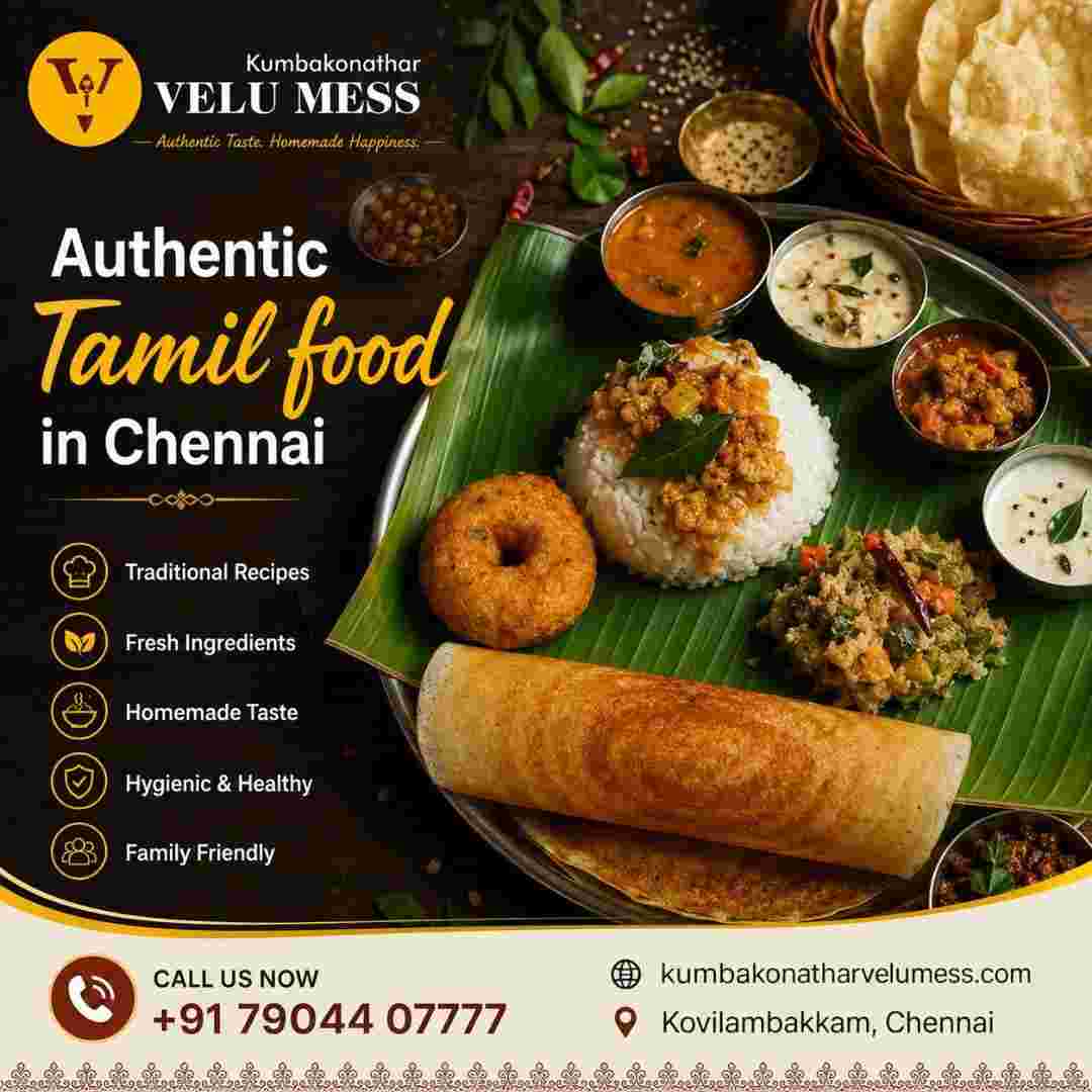  Authentic Tamil food in Chennai