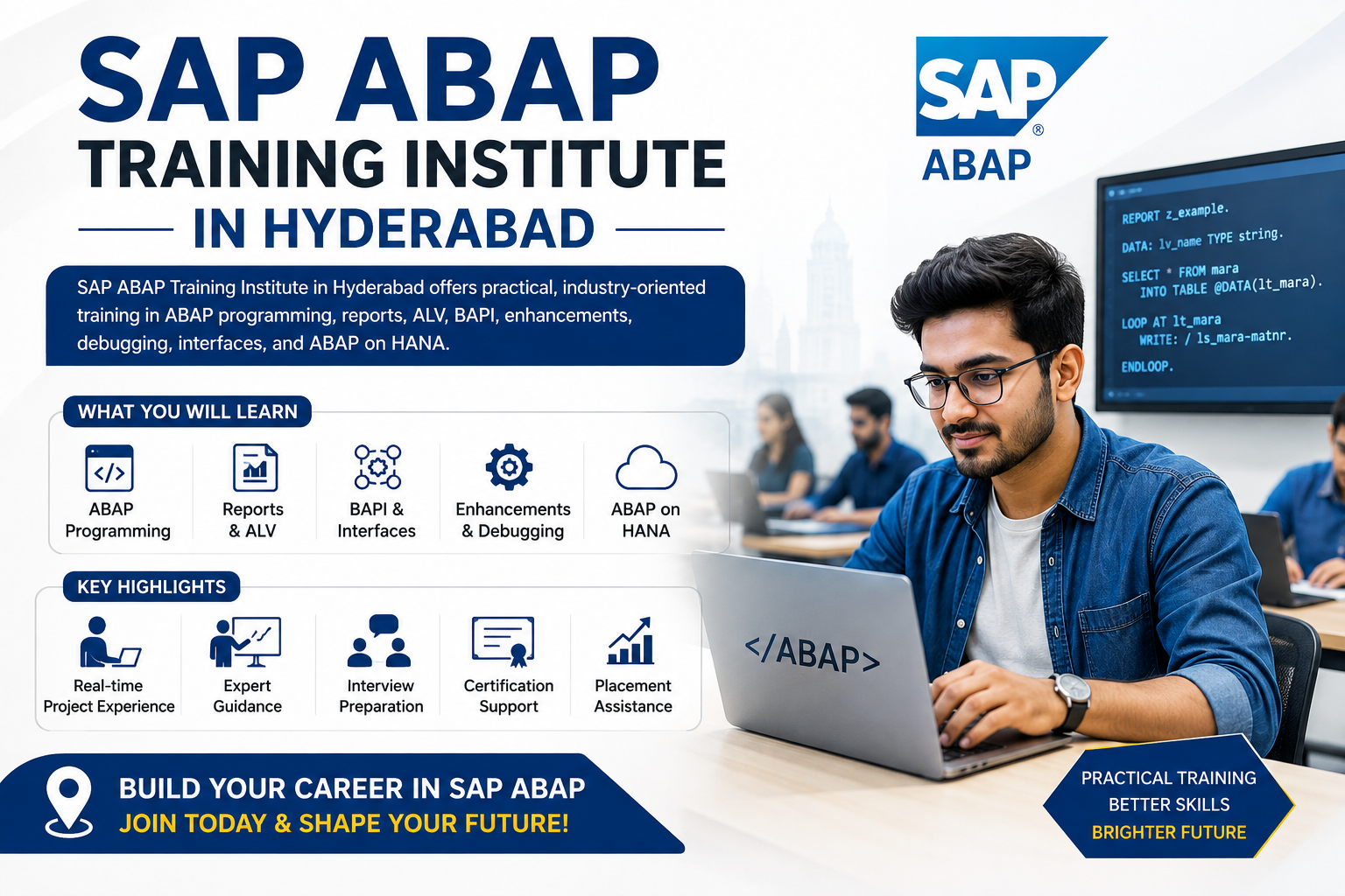  SAP ABAP training institute hyderabad,