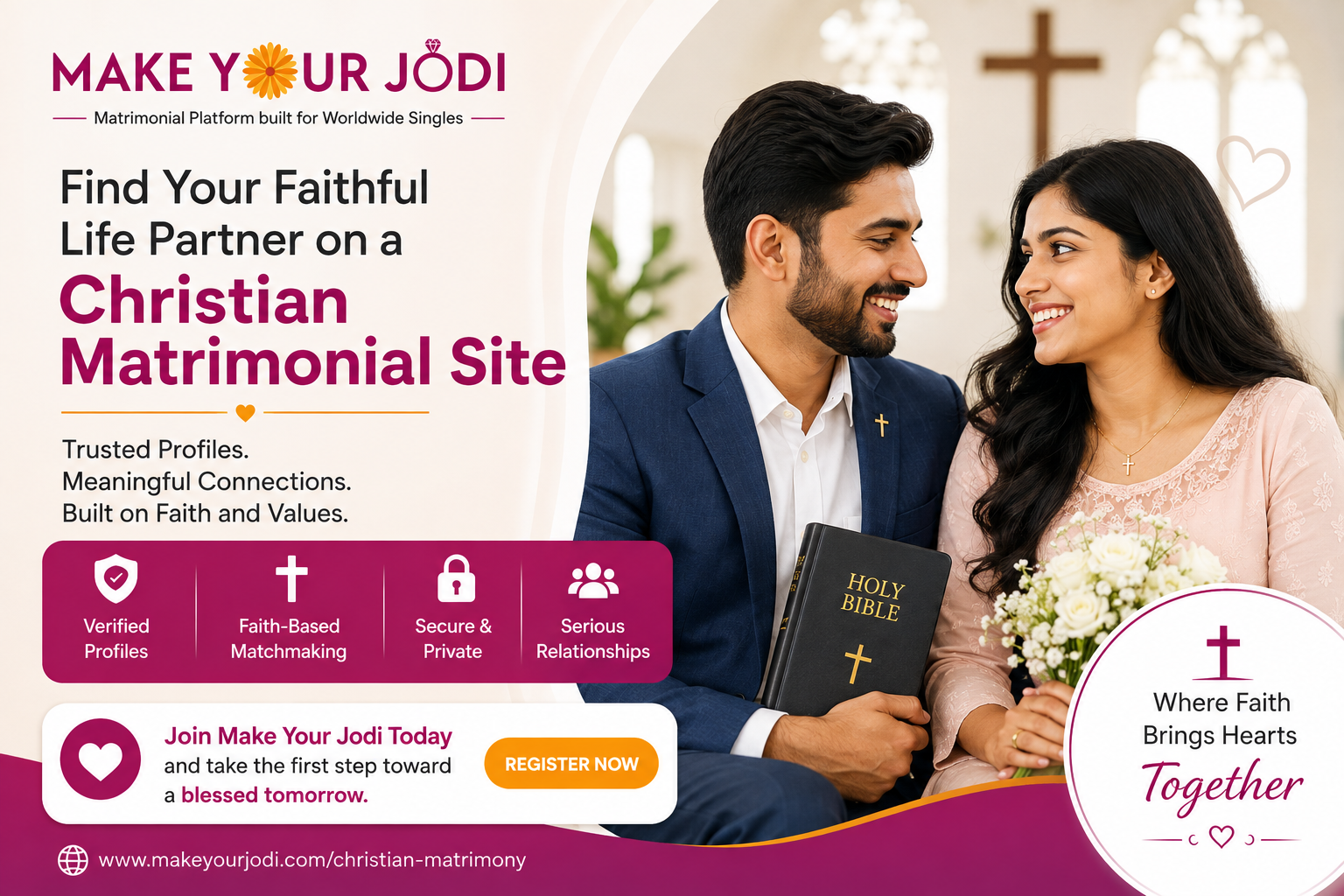  Find Your Faithful Life Partner on a Christian Matrimonial Site