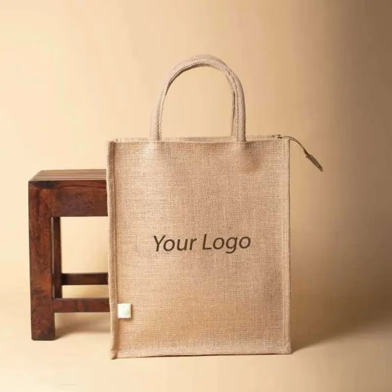  Jute Bag with Zip