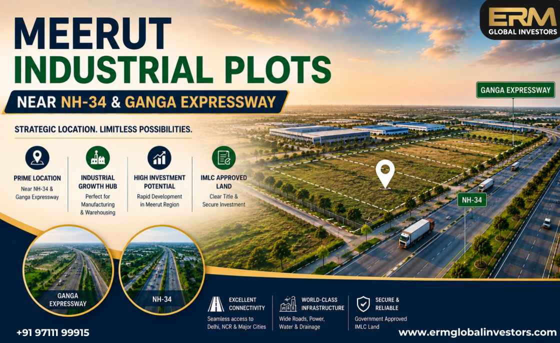  Meerut Industrial Plots | Near NH-34 & Ganga Expressway