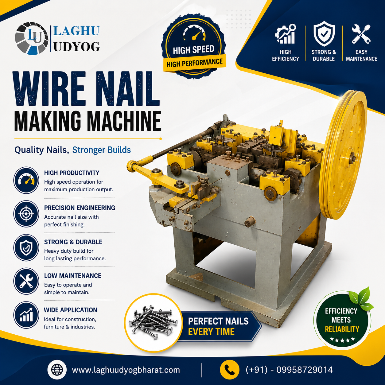  Wire Nail Making Machine in Punjab for Reliable Production