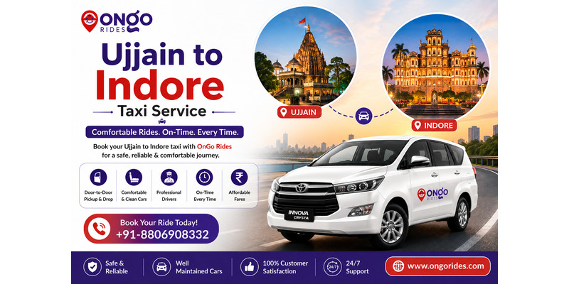  Ujjain to Indore Taxi Service | Easy Online Booking
