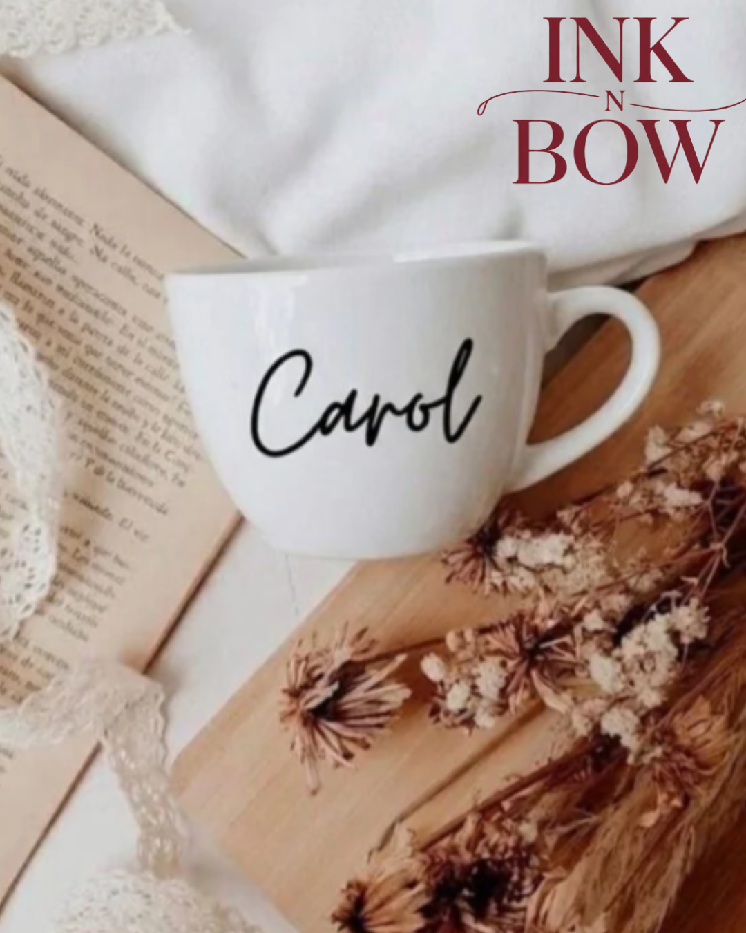  Order Personalized Coffee Cup Online – Ink N Bow