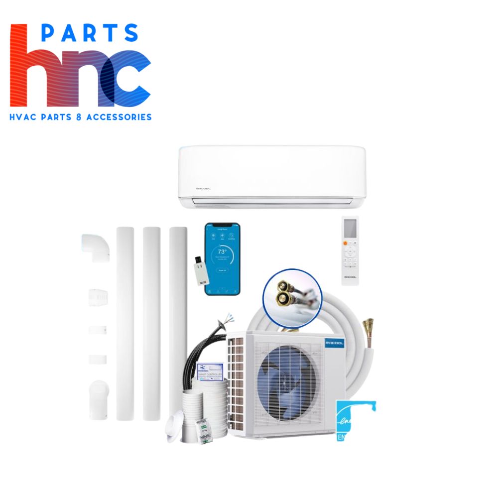  MRCOOL DIY-18-HP-WM-230C25 DIY 4th Gen E Star 18K BTU Ductless Mini-Split Heat Pump System 208-230V/60Hz