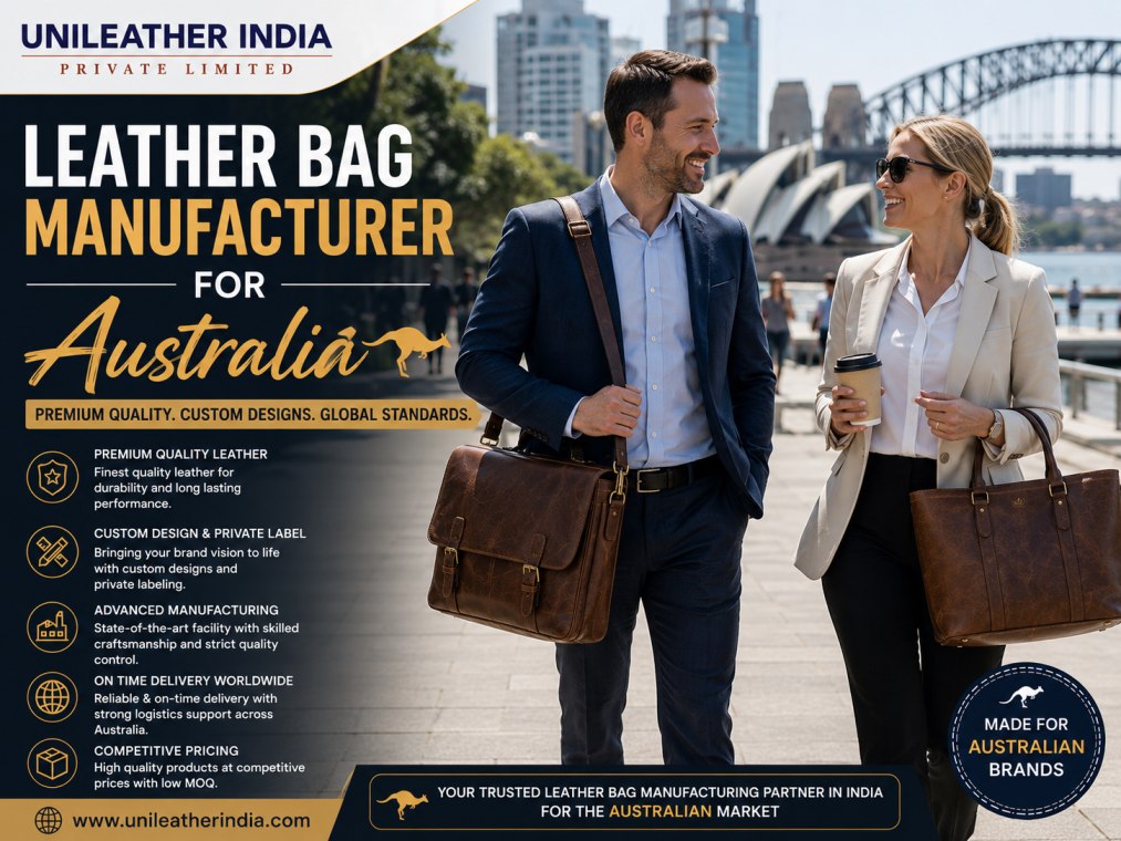  Leather Bag Manufacturer for Australia for Fashion and Lifestyle Brands