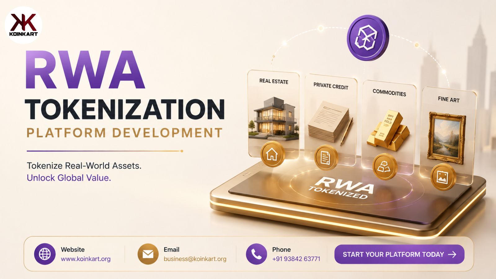 RWA Tokenization Platform Development for Real-World Assets