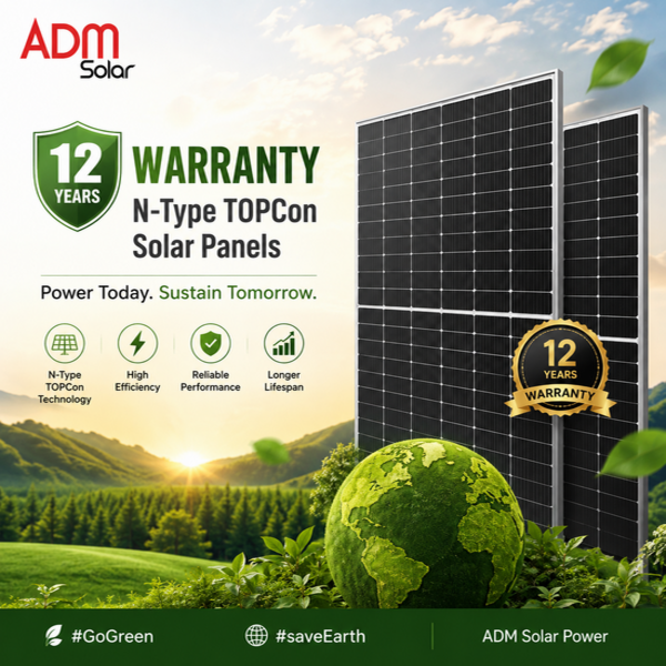  ADM Solar High-Efficiency Mono PERC & TOPCon Solar Panels – Best Prices for Home & Business