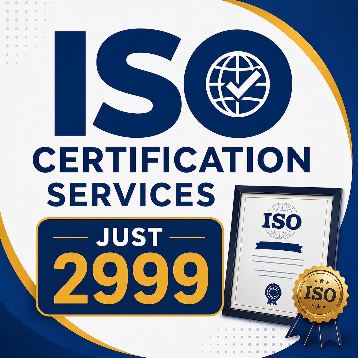  Get ISO Certification at Just ₹2,999