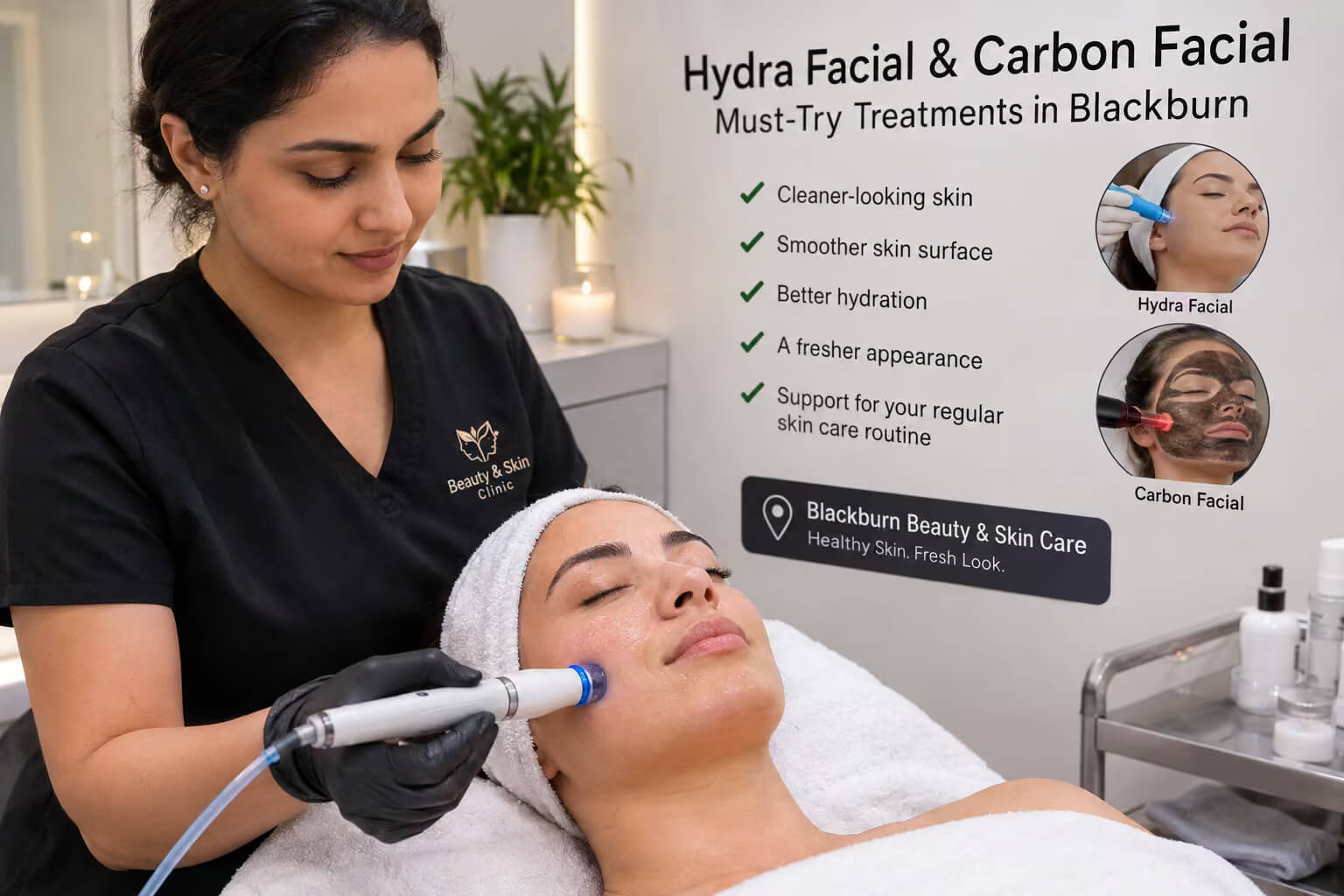  Refresh Your Skin with HydraFacial & Carbon Facial in Blackburn