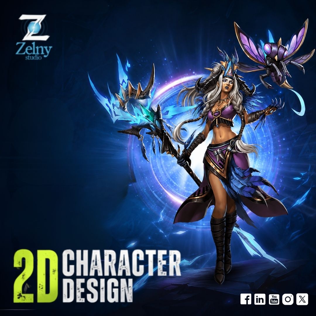  2D Character Design Services | 2D Game Art Services