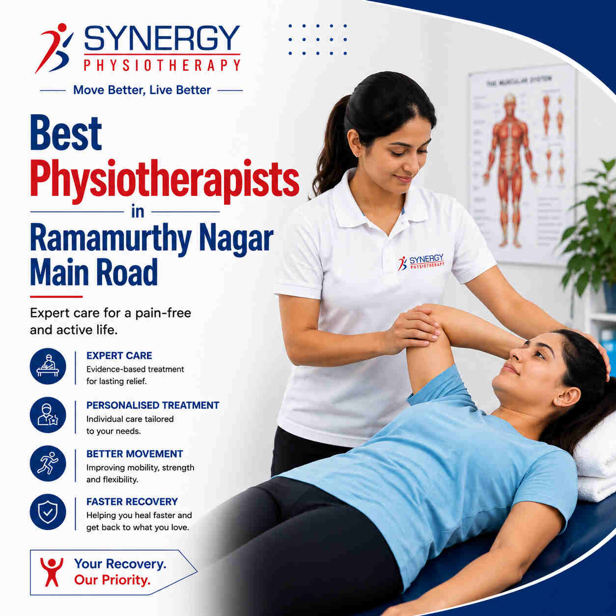  Best Physiotherapists in Ramamurthy Nagar Main Road