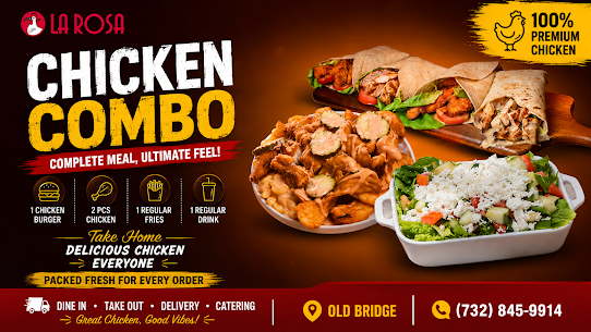  Find the Best Chicken Combo Meals in Old Bridge at La Rosa Chicken & Grill Restaurant